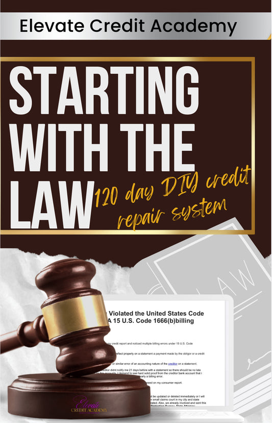 Starting With The Law: 120 Day DIY Repair System