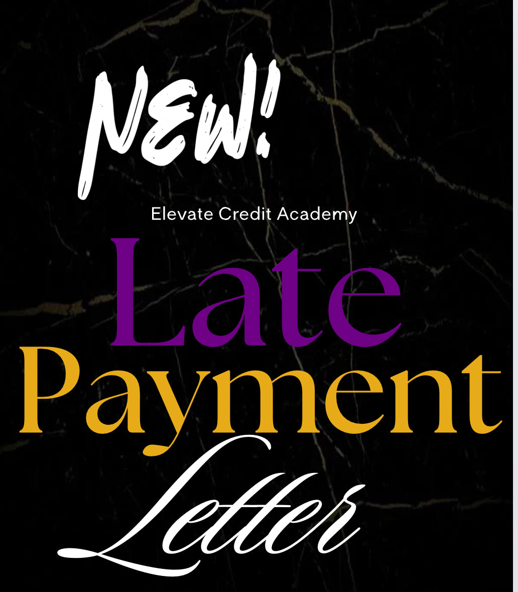 Late Payment Removal Letter